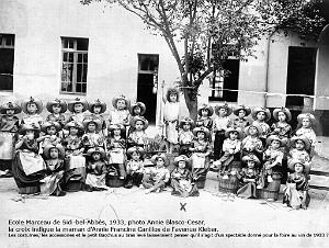 ECOLE MARCEAU MATERNELLE 1933 FETE